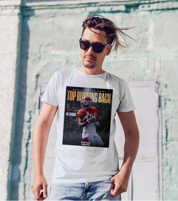 2025 Senior Bowl Top Running Back Trevor Etienne RB Georgia Football Forever Signature T-Shirt