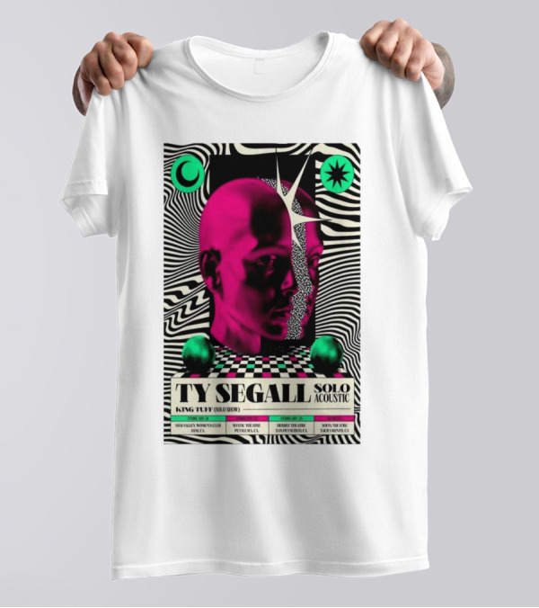 Ty Segall King Tuff Solo Show Acoustic Tour 2025 California Concert T-Shirt