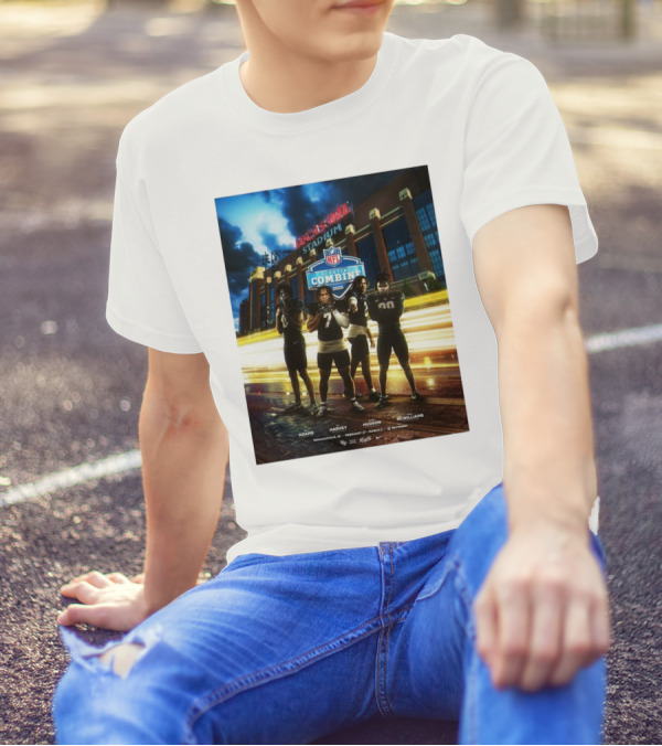 Lucas Oil Stadium NFL Scouting Combine 2025 UCF Adams Harvey Hudson McWilliams Indianapolis T-Shirt