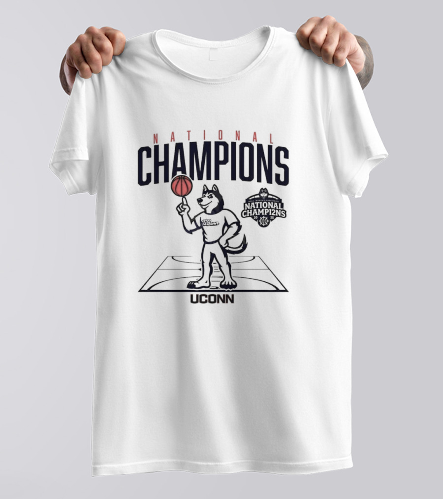 UConn National Champions Basketball Huskies 2023 T-Shirt