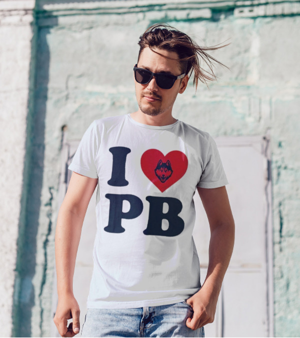 UConn I Heart Huskies Paige Bueckers PB T-Shirt