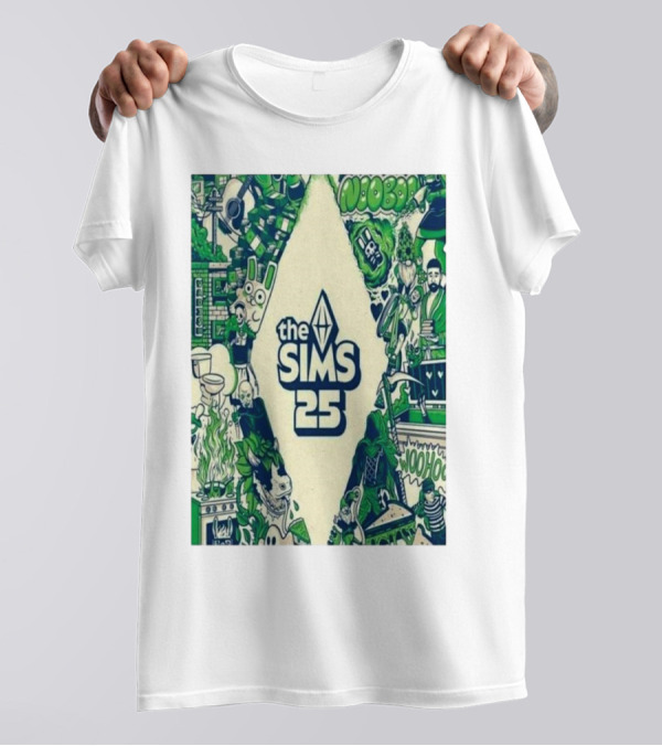 Various The Sims 25th Anniversary Woohoo Plumbob Nooboo T-Shirt