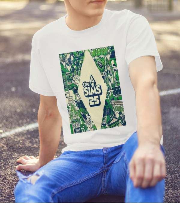 Various The Sims 25th Anniversary Woohoo Plumbob Nooboo T-Shirt