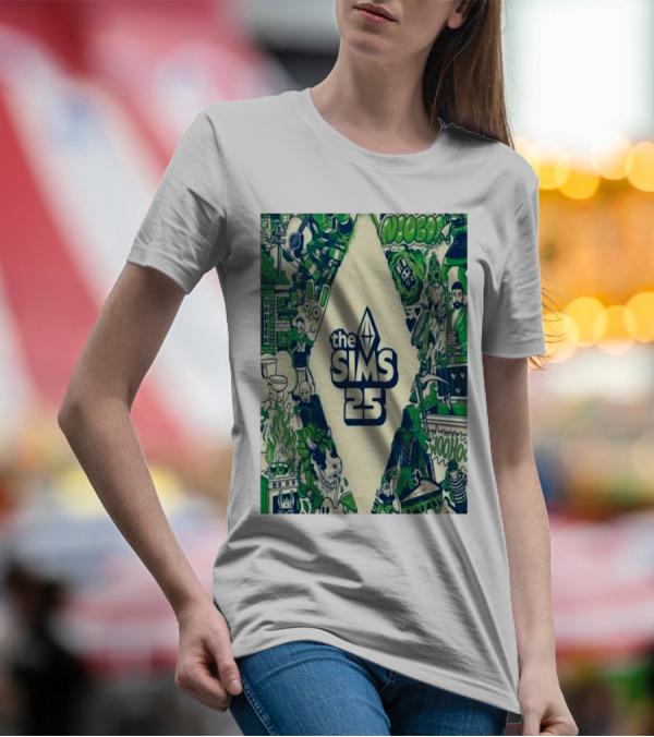 Various The Sims 25th Anniversary Woohoo Plumbob Nooboo T-Shirt