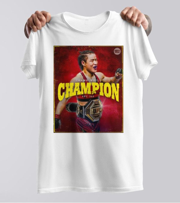 Zhang Weili UFC 312 Champion Women's Strawweight Division T-Shirt