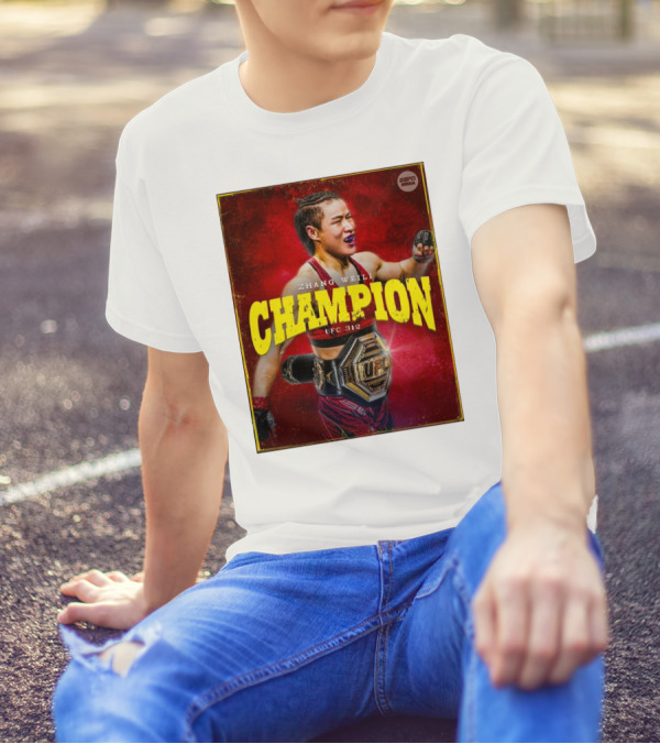 Zhang Weili UFC 312 Champion Women's Strawweight Division T-Shirt