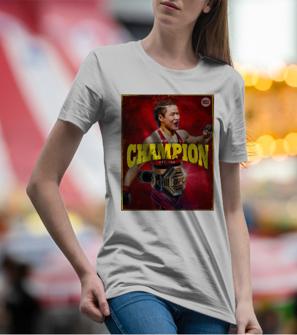 Zhang Weili UFC 312 Champion Women's Strawweight Division T-Shirt
