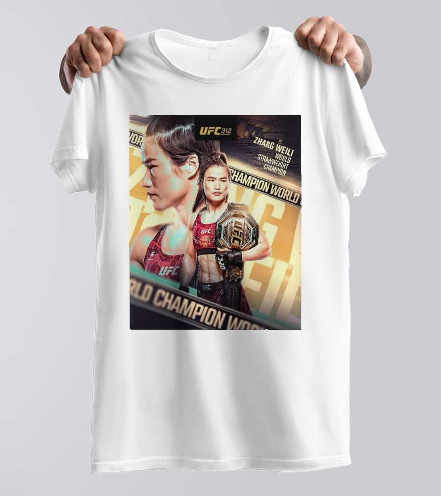 UFC 312 Zhang Weili World Strawweight Champion T-Shirt