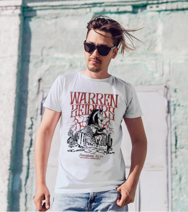 Warren Zeiders Lightning Cowboy Pennsylvania USA T-Shirt