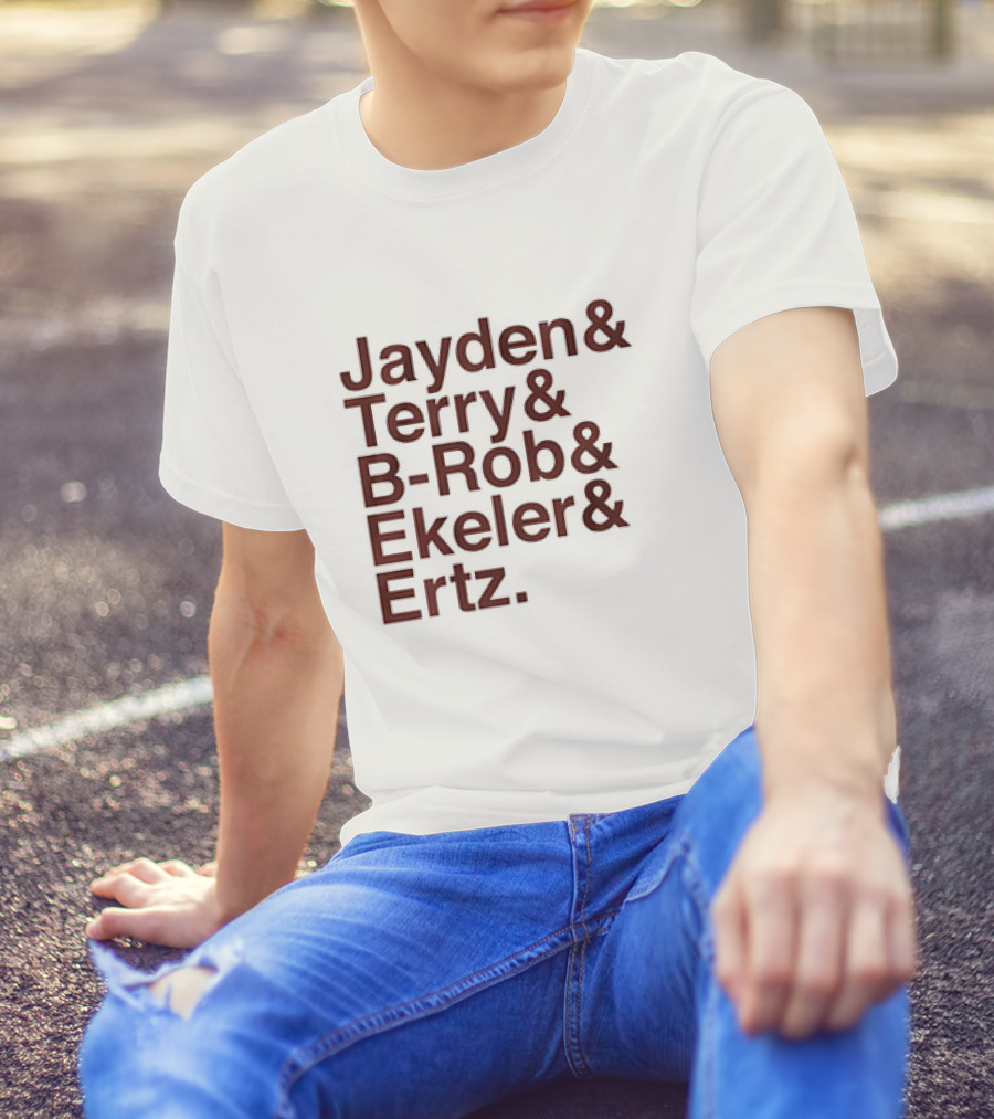 Jayden Terry B-Rob Ekeler Ertz Ampersand Style Washington Stars T-Shirt