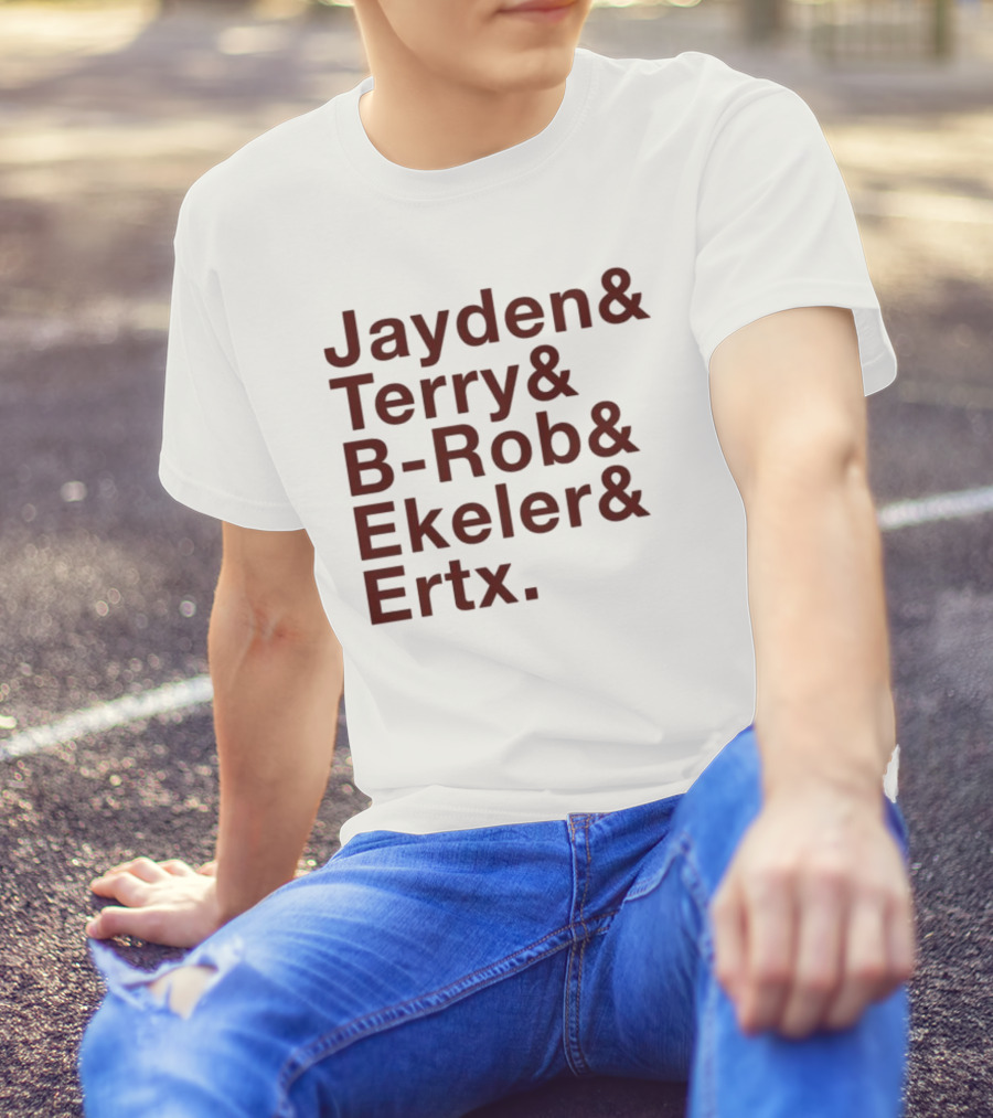 ``` Washington Ampersand Stars Jayden Terry B-Rob Ekeler Ertz ``` T-Shirt