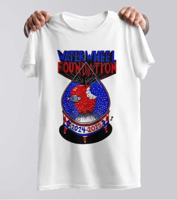 Waterwheel Foundation New York Madison Square Garden 2024-2025 Apple Fish T-Shirt