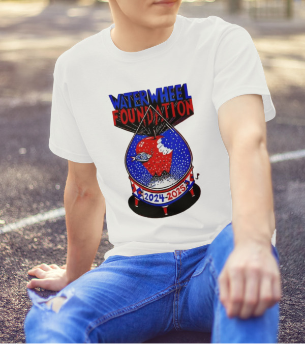 Waterwheel Foundation New York Madison Square Garden 2024-2025 Apple Fish T-Shirt
