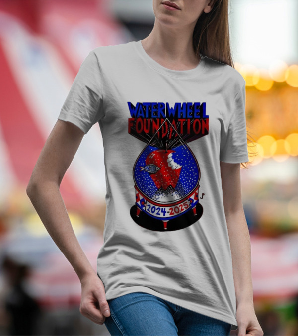 Waterwheel Foundation New York Madison Square Garden 2024-2025 Apple Fish T-Shirt
