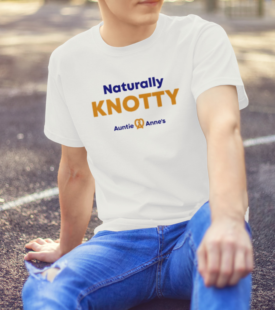 Naturally Knotty Auntie Anne’s Pretzel Logo T-Shirt