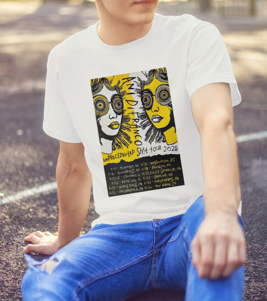 Ani DiFranco Unprecedented Sh!t Tour 2025 Milwaukee Minneapolis Chicago Dates T-Shirt
