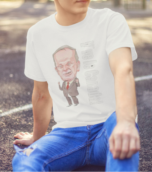 Vive Le Canada Premium Jean Chretien Caricature T-Shirt