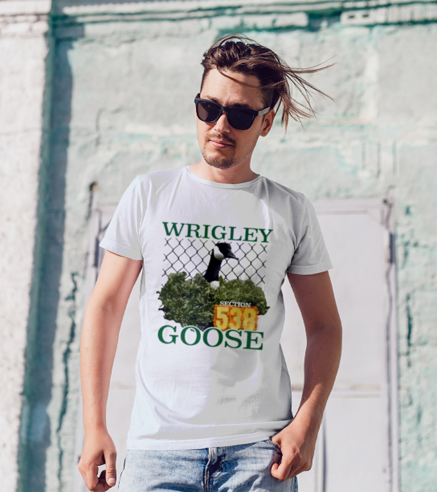 Wrigley Goose Section 538 Chicago Cubs Stadium Fan Apparel T-Shirt