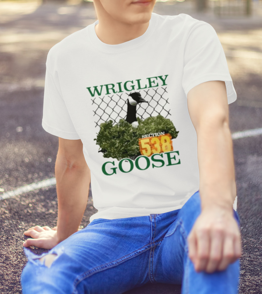 Wrigley Goose Section 538 Chicago Cubs Stadium Fan Apparel T-Shirt