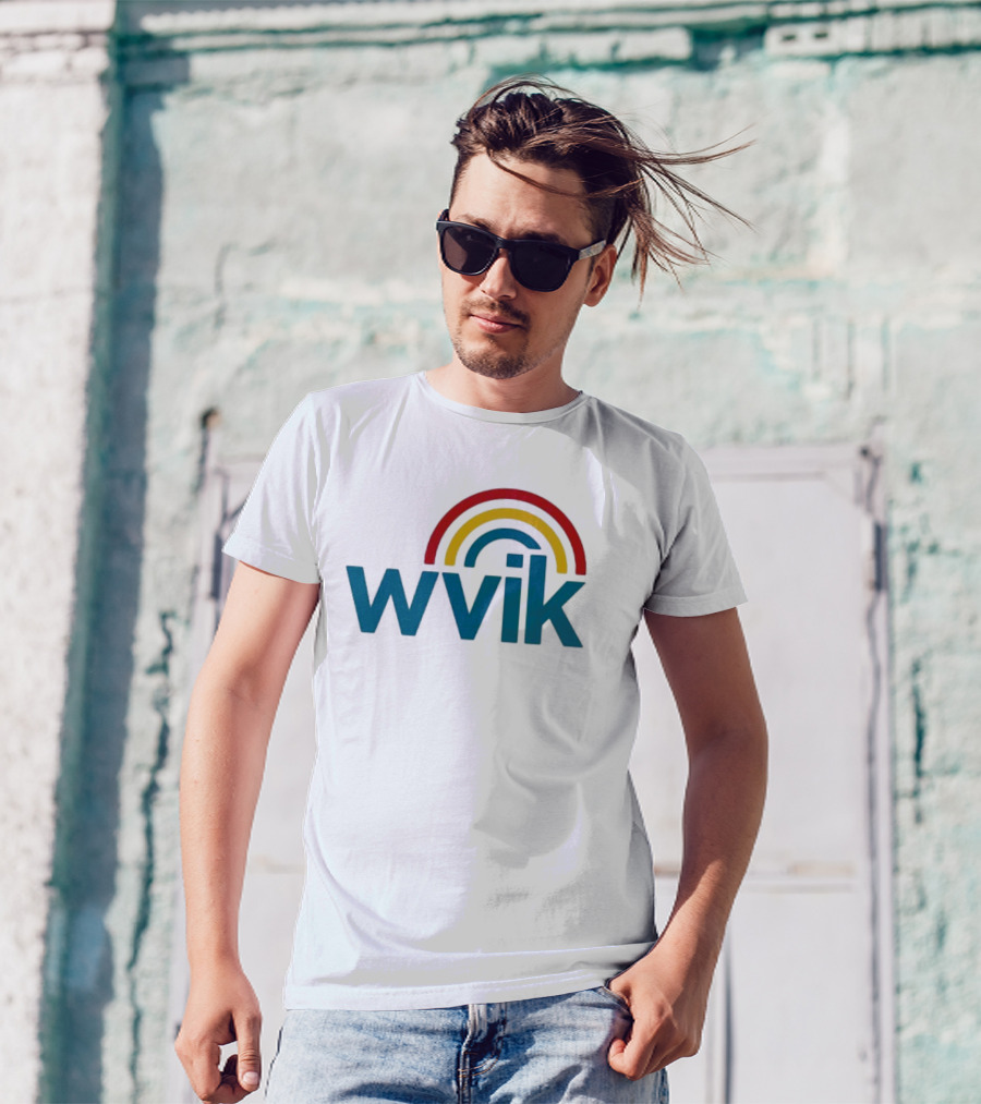 WVIK Rainbow Vintage Retro Style T-Shirt