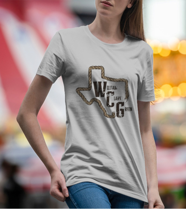 William Clark Green WCG Texas Rope Outline T-Shirt