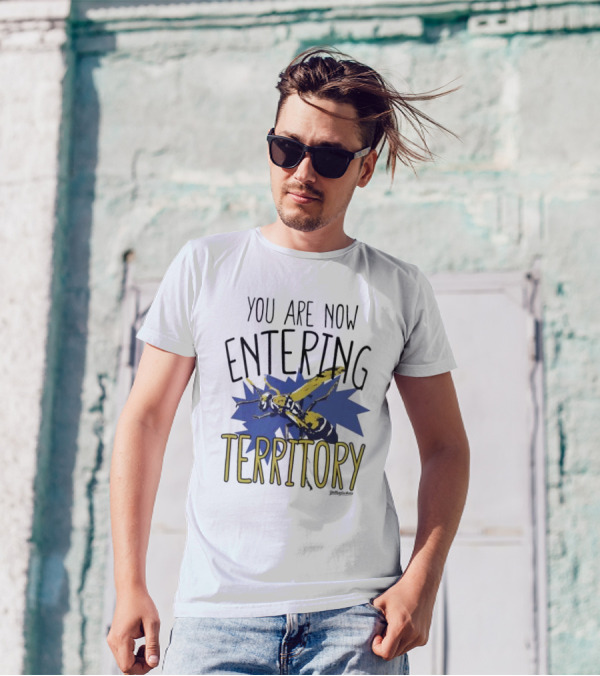 Yellowjackets You Are Now Entering Territory T-Shirt