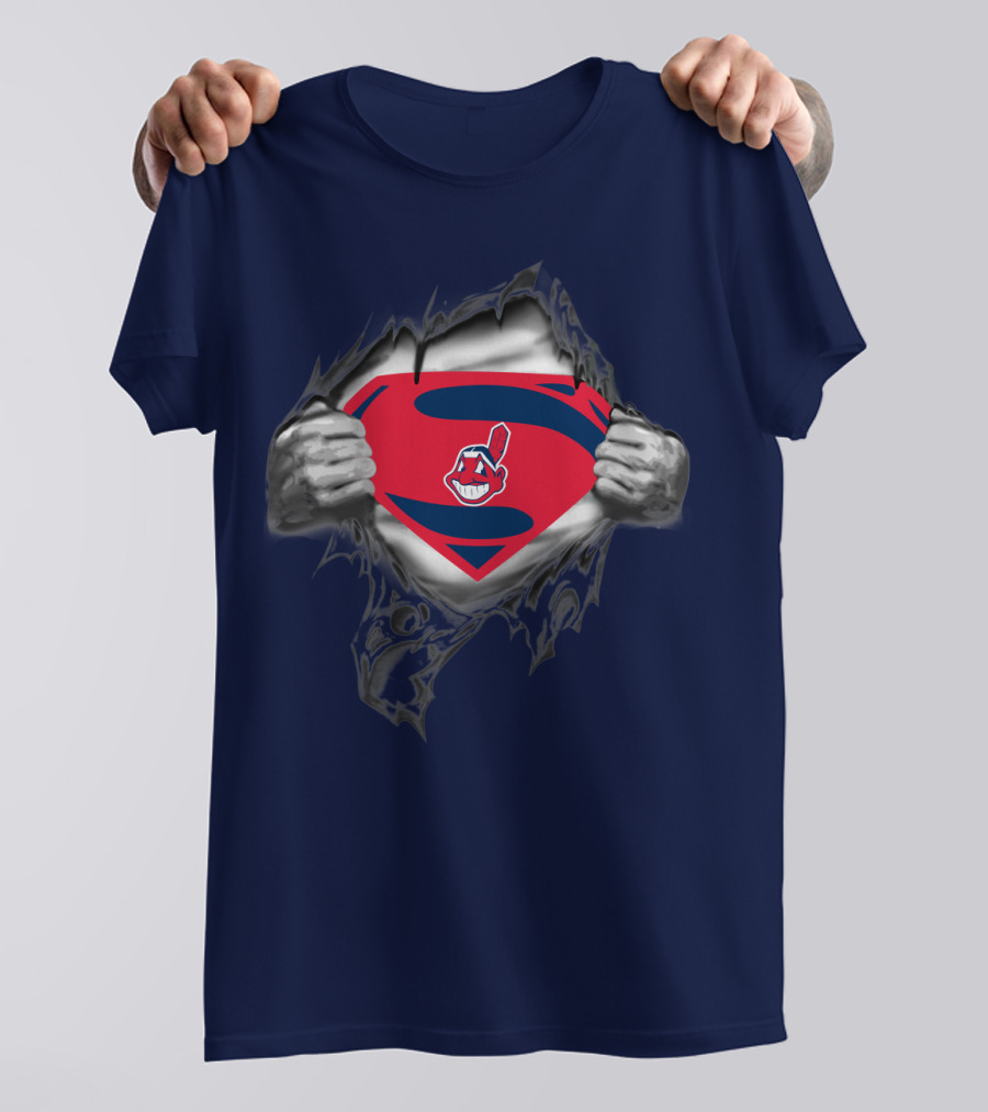 Superman Cleveland Indians T-Shirt