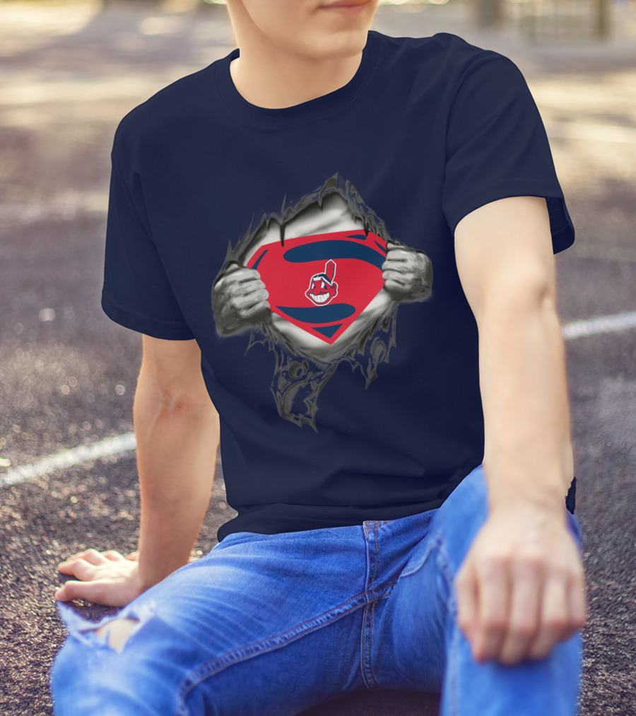 Superman Cleveland Indians T-Shirt