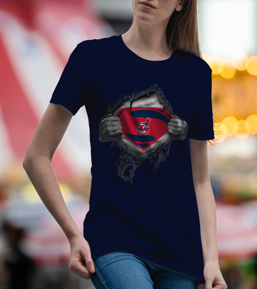 Superman Cleveland Indians T-Shirt