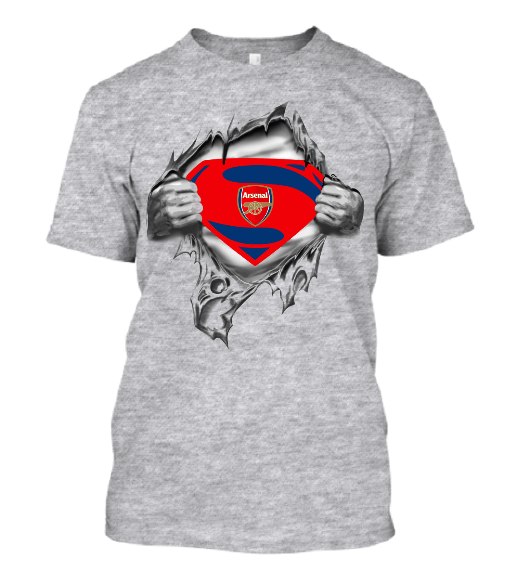Arsenal Superman Shield Logo Peel T-Shirt