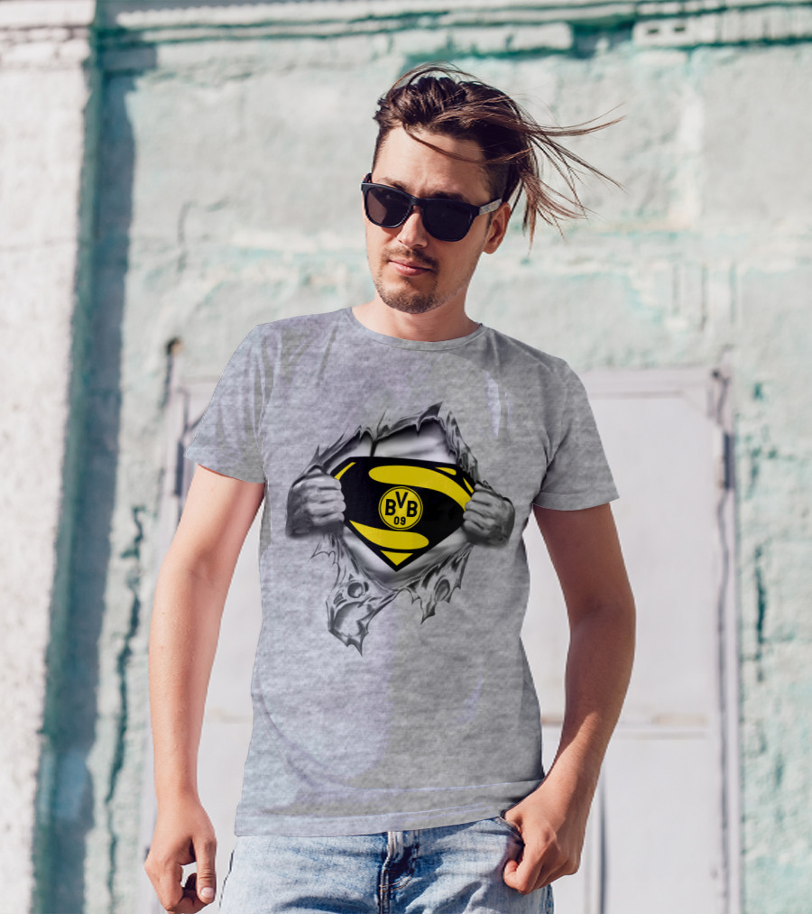 Bvb 09 Dortmund Super Logo Burst T-Shirt