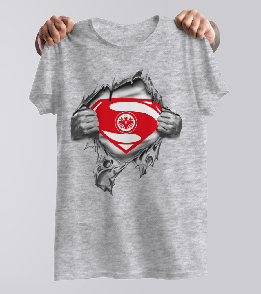Superman Frankfurt Eintracht Logo Emblem Burst T-Shirt