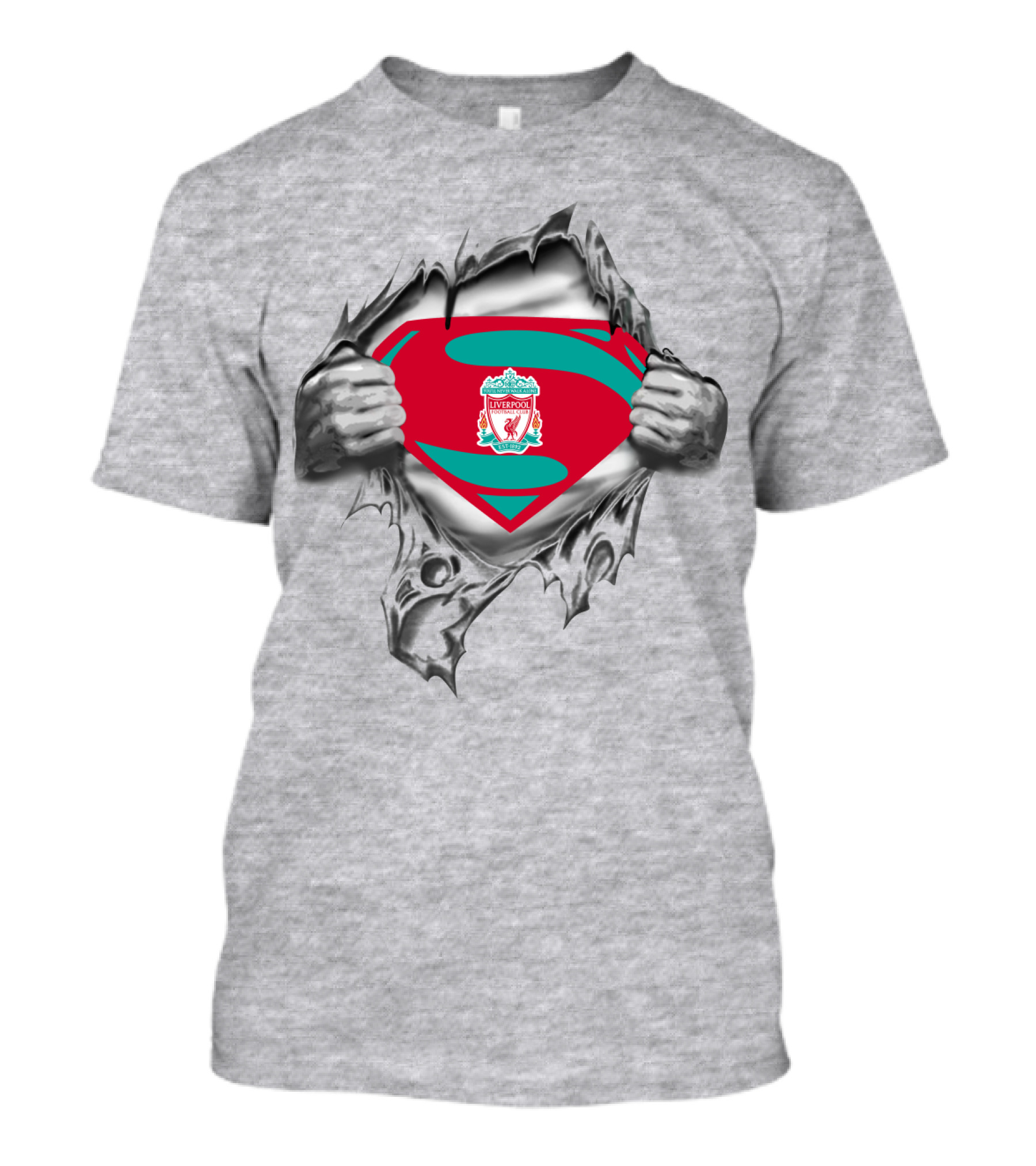 Liverpool Superman Shield T-Shirt