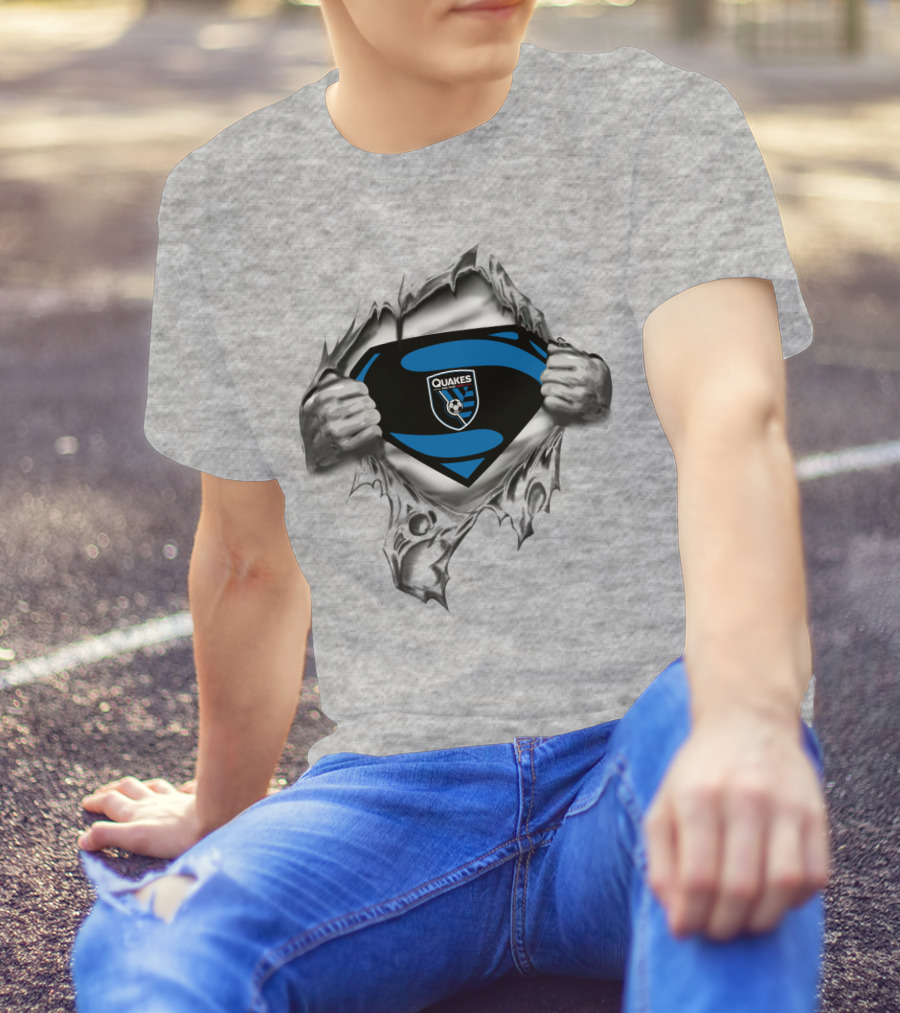 Quakes Super Logo San Jose Earthquakes T-Shirt