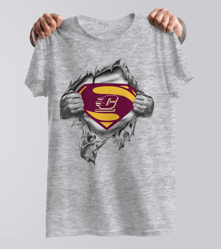 Central Michigan Chippewas Superhero T-Shirt