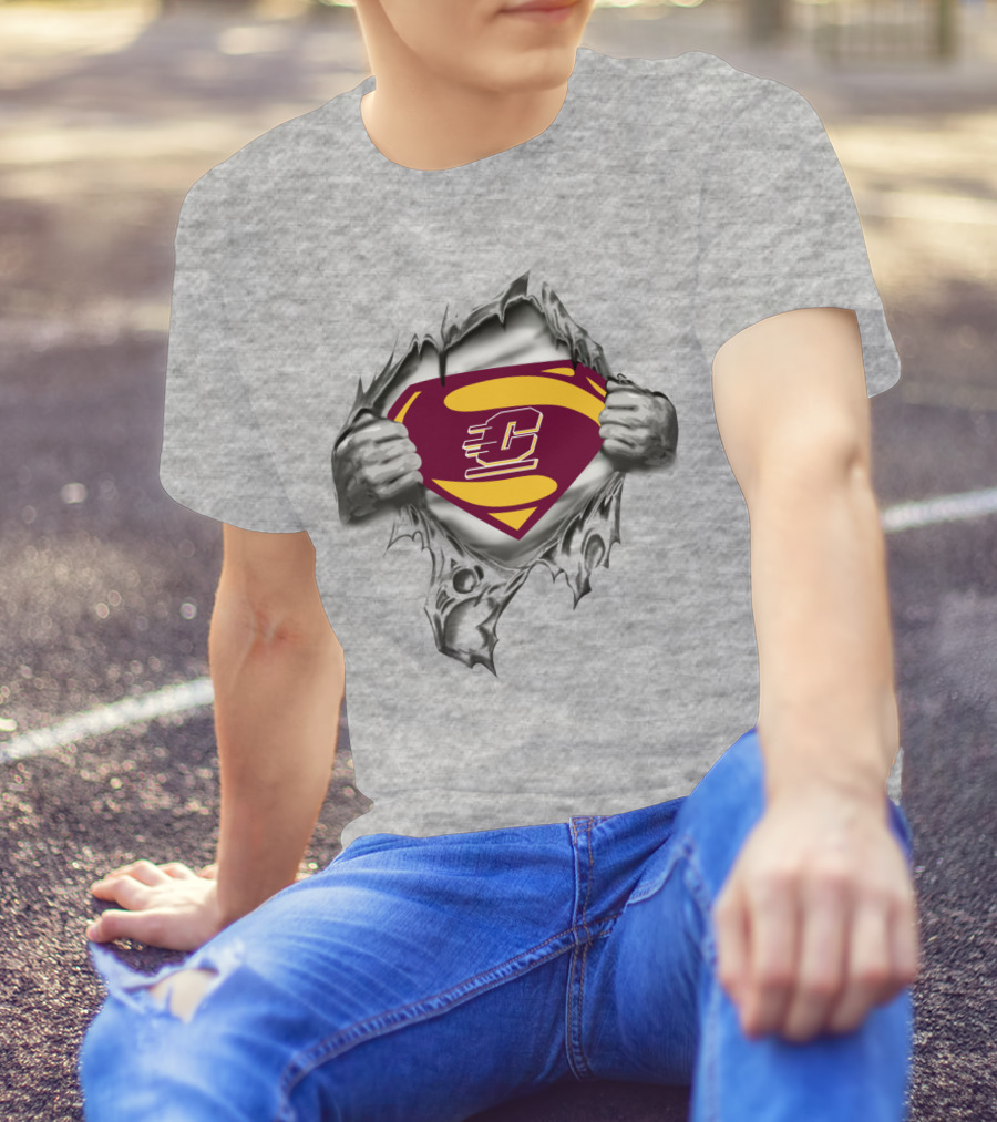 Central Michigan Chippewas Superhero T-Shirt
