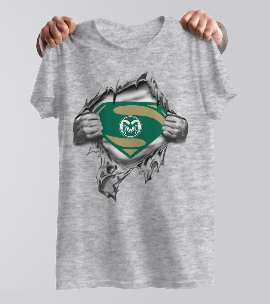 Colorado State Rams Superhero Shield T-Shirt