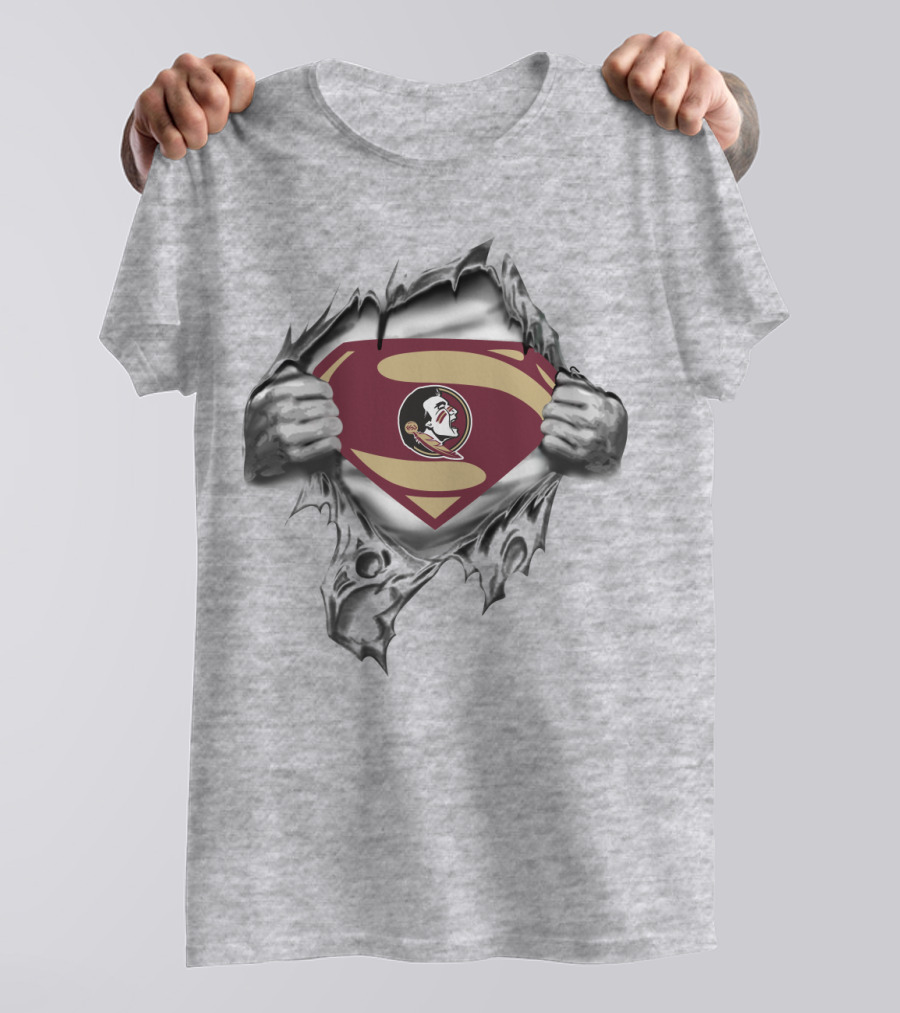 Florida State Seminoles Superhero Logo T-Shirt