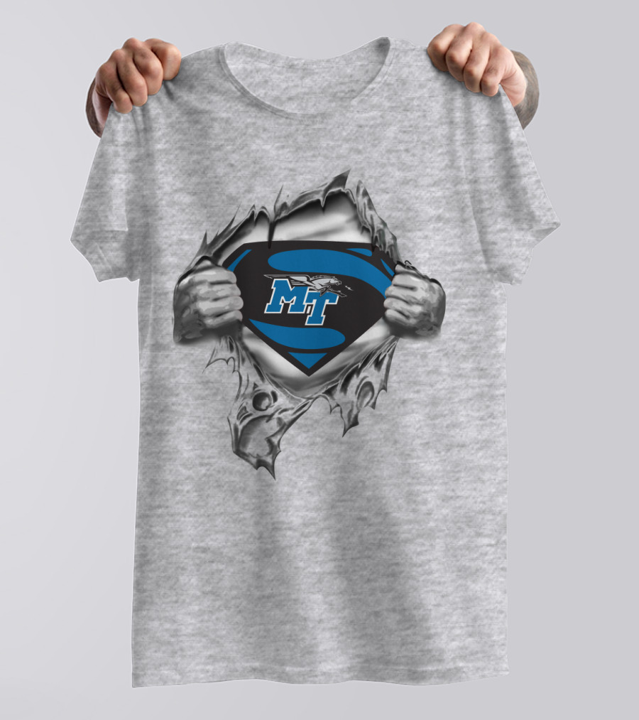 Mt Blue Raiders Superman Logo T-Shirt