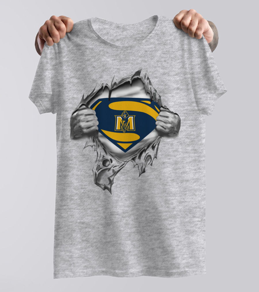 Murray State Racers Superman Logo Tear T-Shirt