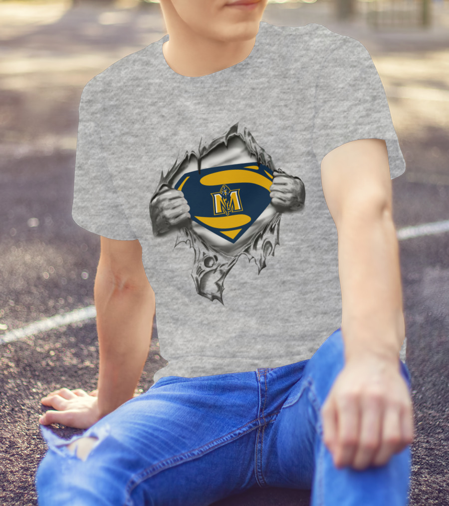 Murray State Racers Superman Logo Tear T-Shirt