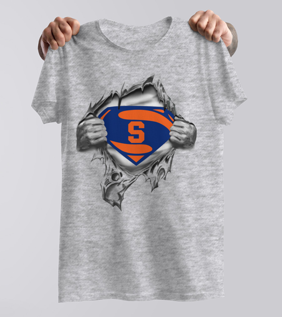 Superman Syracuse Orange S Logo Fan T-Shirt