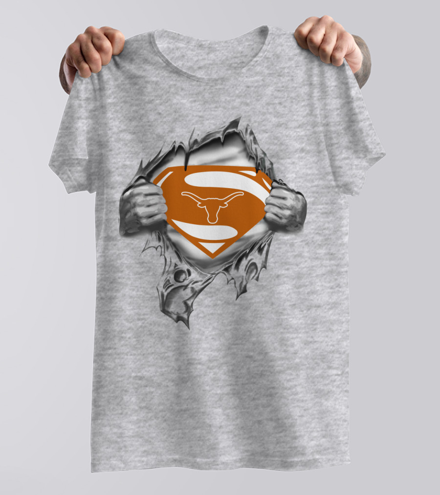 Superman Texas Longhorns T-Shirt