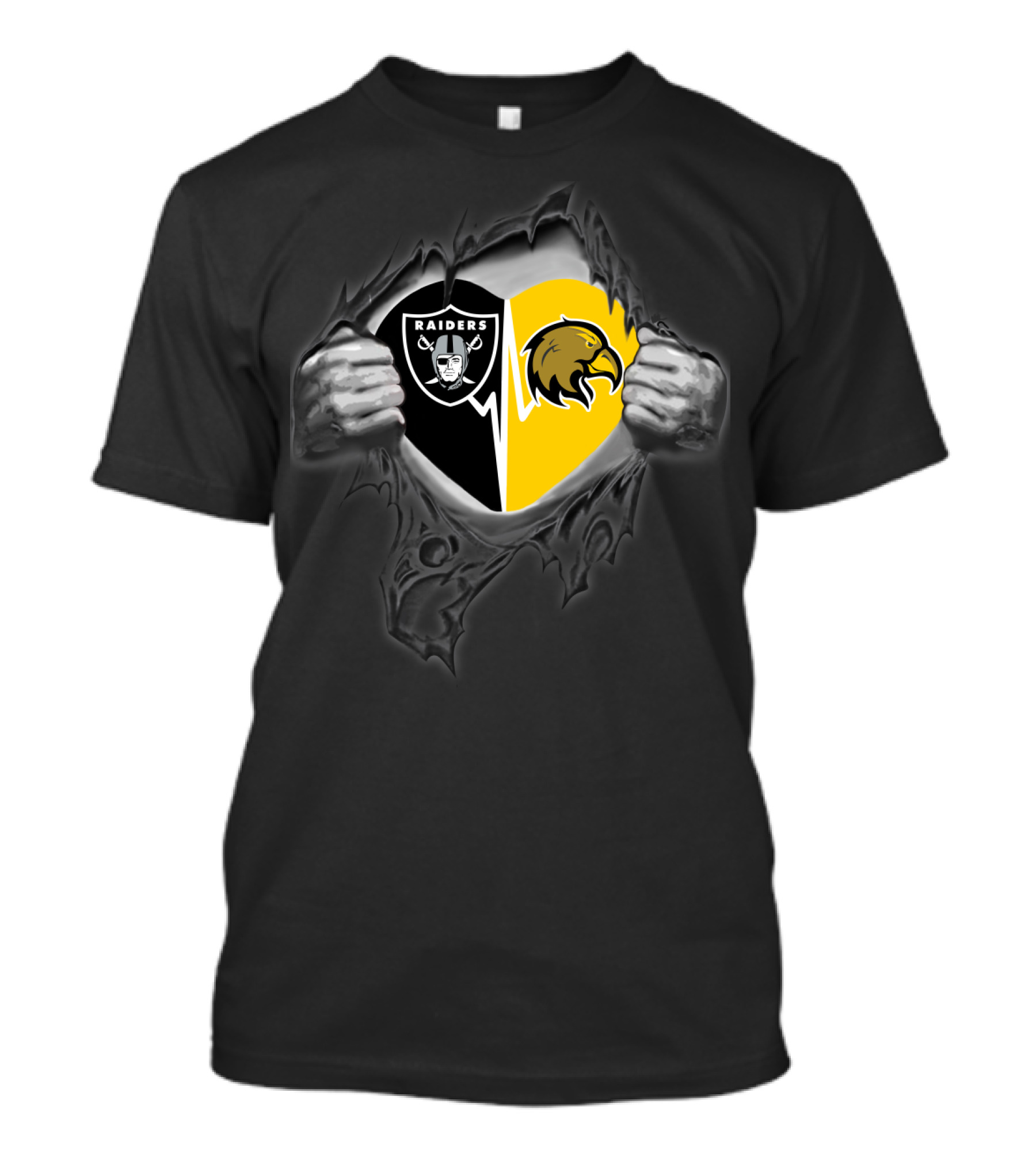 Raiders Los Angeles Golden Eagles Dual Shield T-Shirt