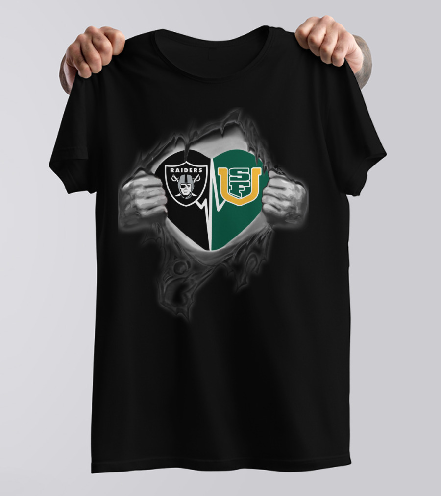 Raiders Sf Dons Dual Team Spirit Combination T-Shirt