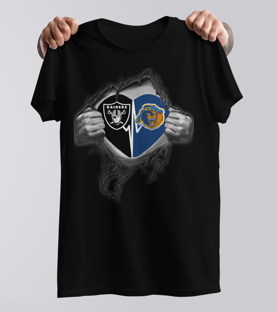 Raiders Uc Riverside Highlanders Bears Fusion T-Shirt