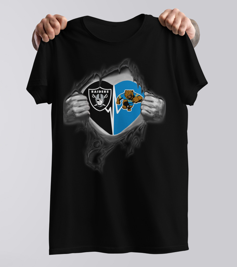 Raiders Split With Ucla Bruins Bear T-Shirt