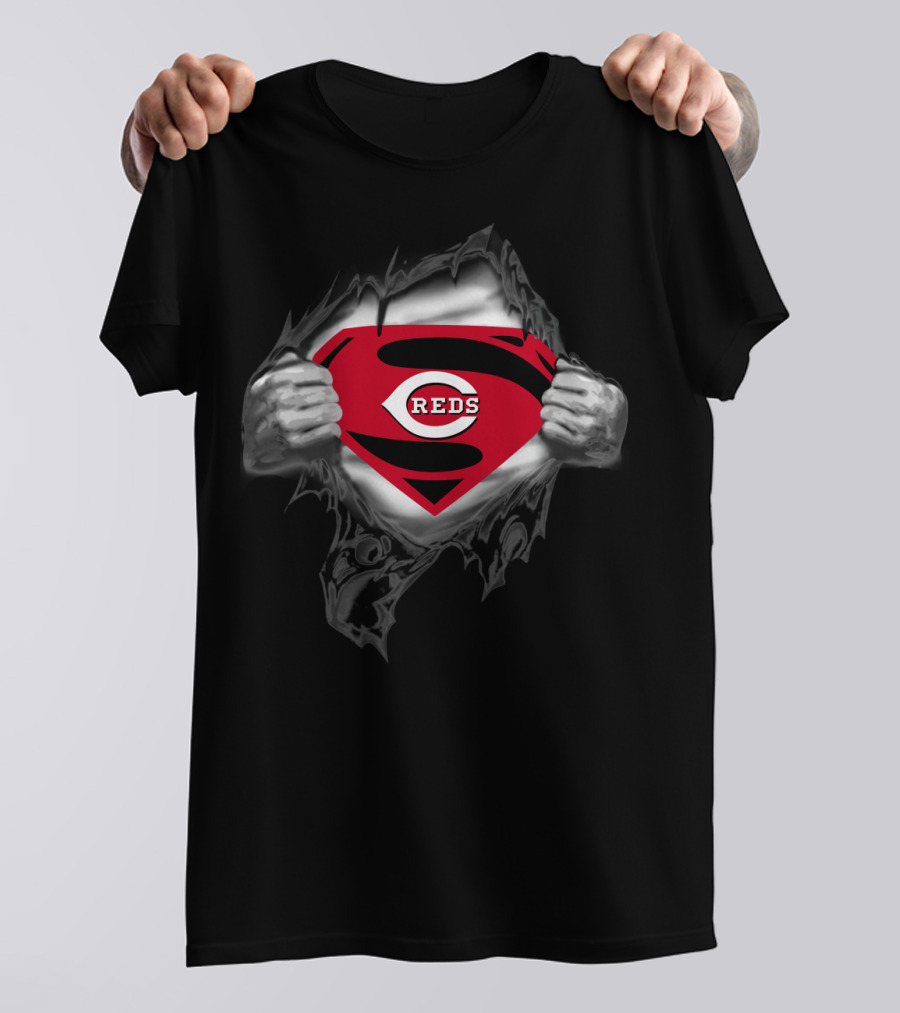 Cincinnati Reds Super Emblem Burst T-Shirt
