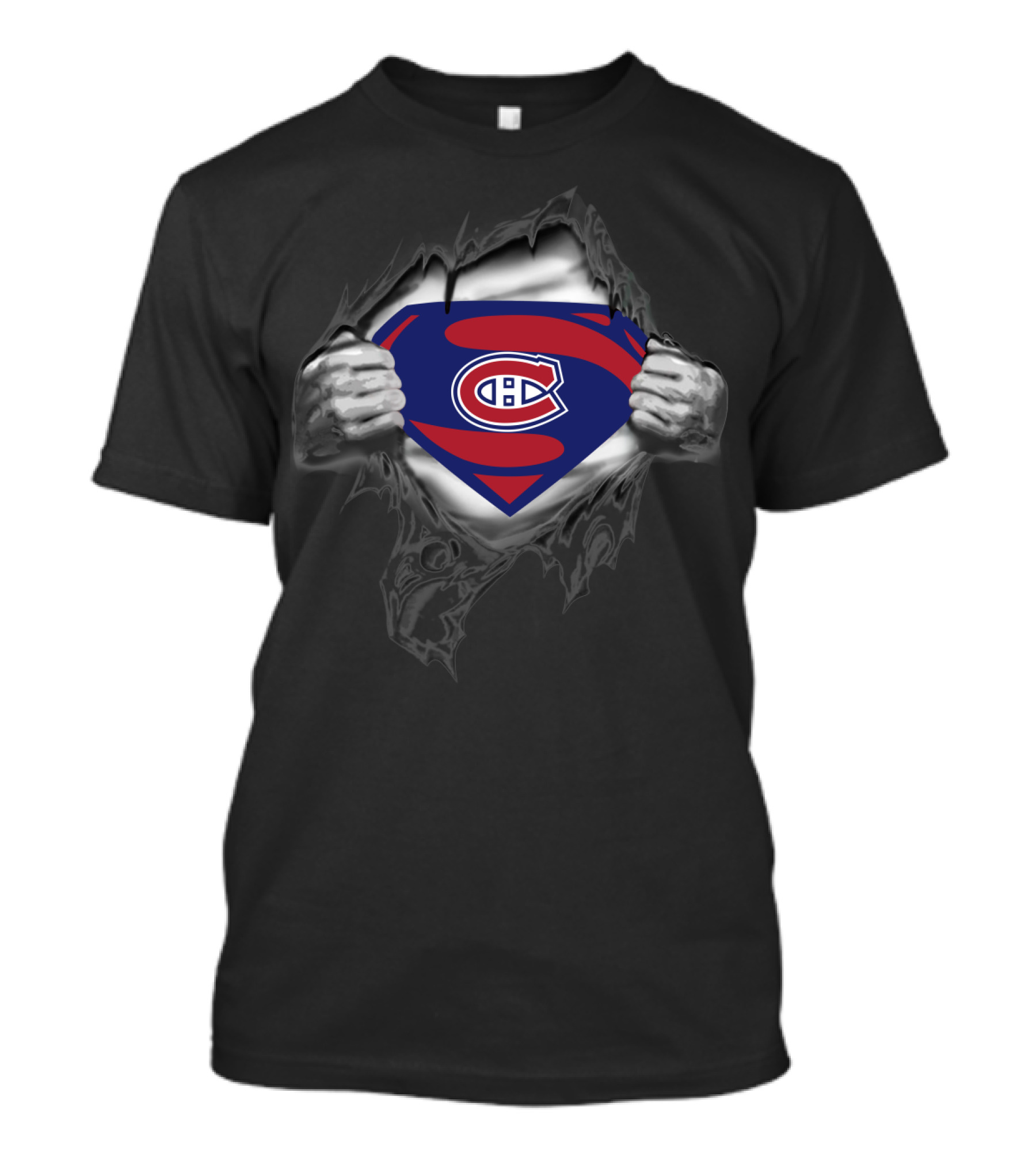 Montreal Canadiens Hockey Superman T-Shirt