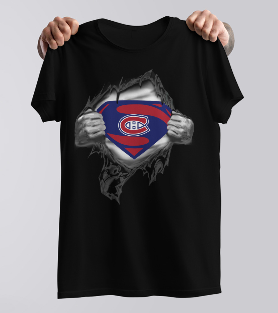 Montreal Canadiens Hockey Superman T-Shirt